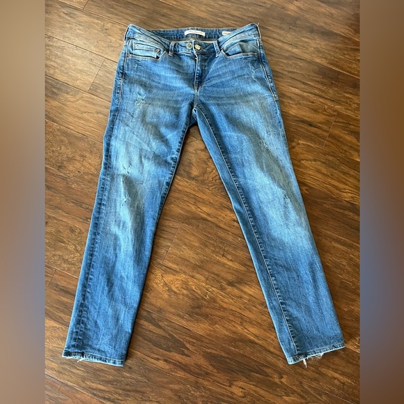 Mavi Emma Slim Boyfriend Distressed Blue Jeans -Size 29/32 - Picture 1 of 7